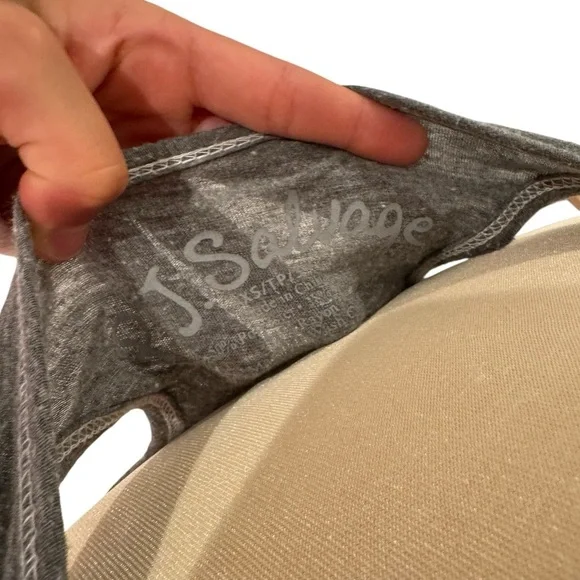 PJ SALVAGE Charcoal Tank Top - size xs - Picture 4 of 5